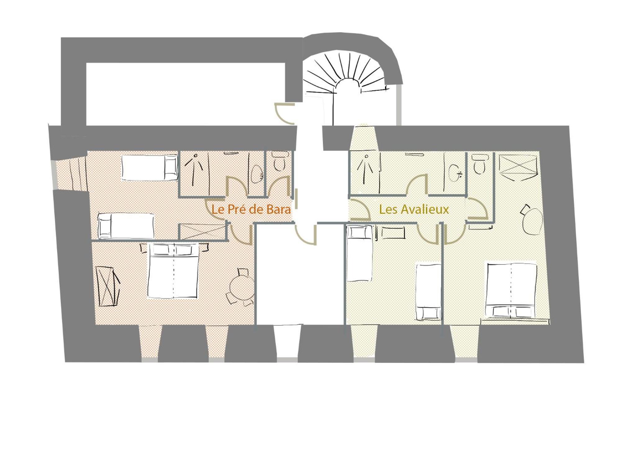 Bed and Breakfast Manoir De Questinguy Allineuc Екстер'єр фото